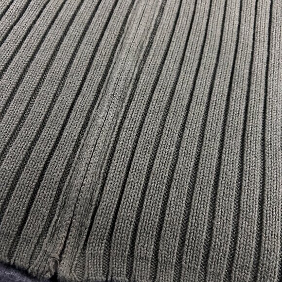 Vintage Gap Sweater Womens Size XL Green Ribbed Full Zip Mock Neck 90s Y2K 2002 - Picture 5 of 14